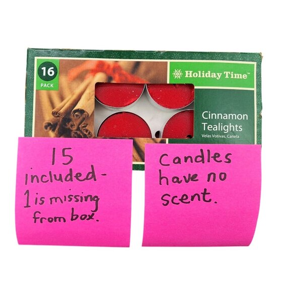 Vintage Candle Lot Of 24 Scrap Candles Wax For Crafts Red White Unused 1 Pound - Picture 4 of 4